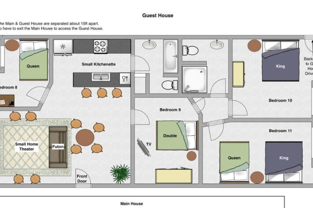 The River Haven - Sleeps 32 - On Guadalupe River シギーン エクステリア 写真